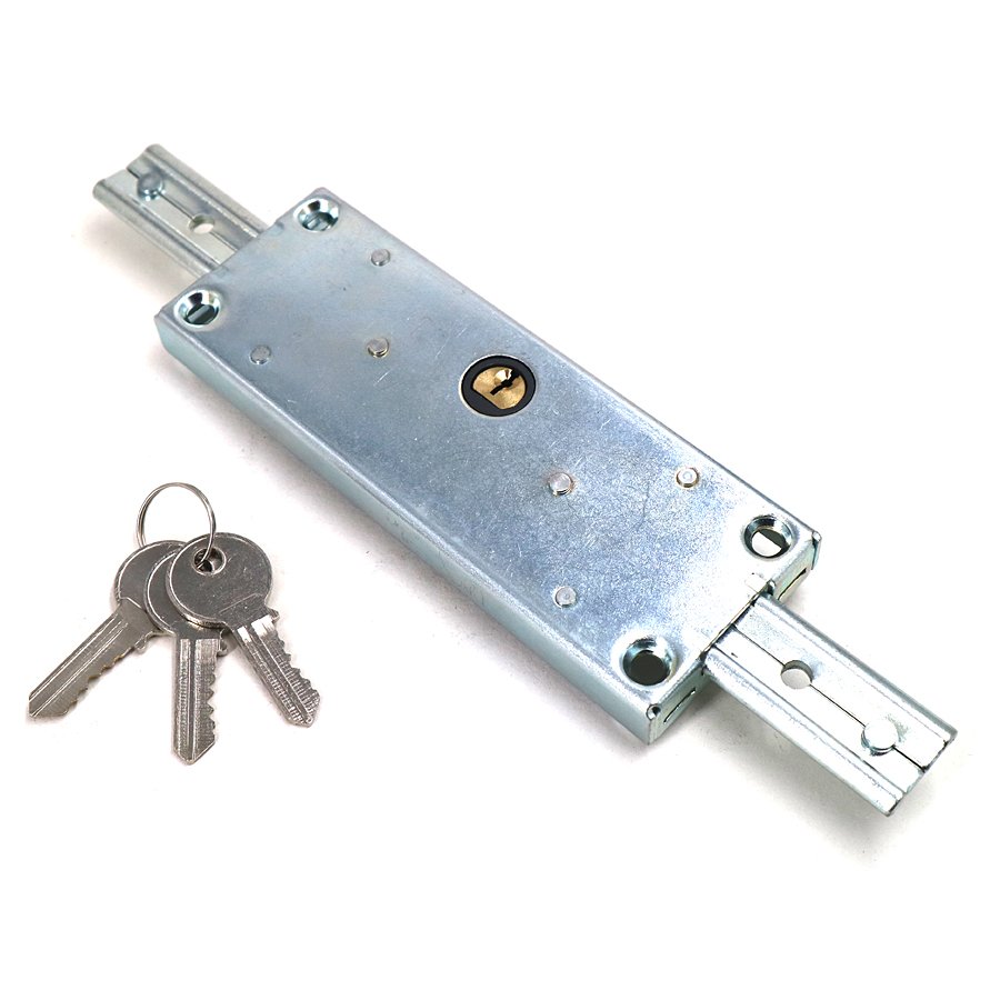 Galvanized Iron Roller Shutter Door Lock with Brass Cylinder - Image 3