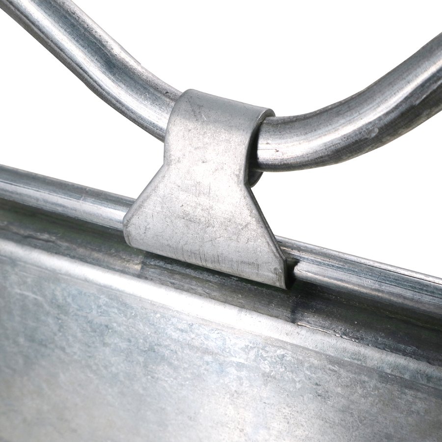 Grille Rolling Door Saddle Clamp Galvanized Iron 45x45x22mm - Image 6